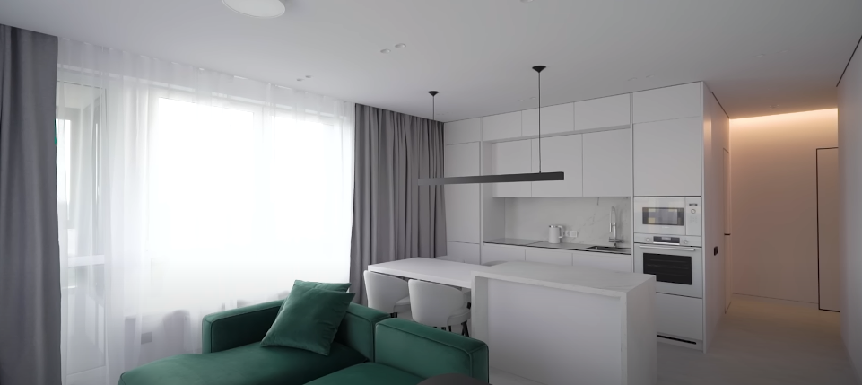 Матовый натяжной потолок