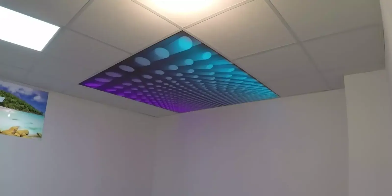 3D натяжной потолок для офиса — Подольск, Революционный проспект, 31/30, фото 1